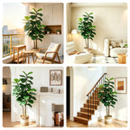 5FT Artificial Fiddle Leaf Fig Tree with Planter