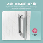 Frameless Single Sliding Soft-Close Shower Doors