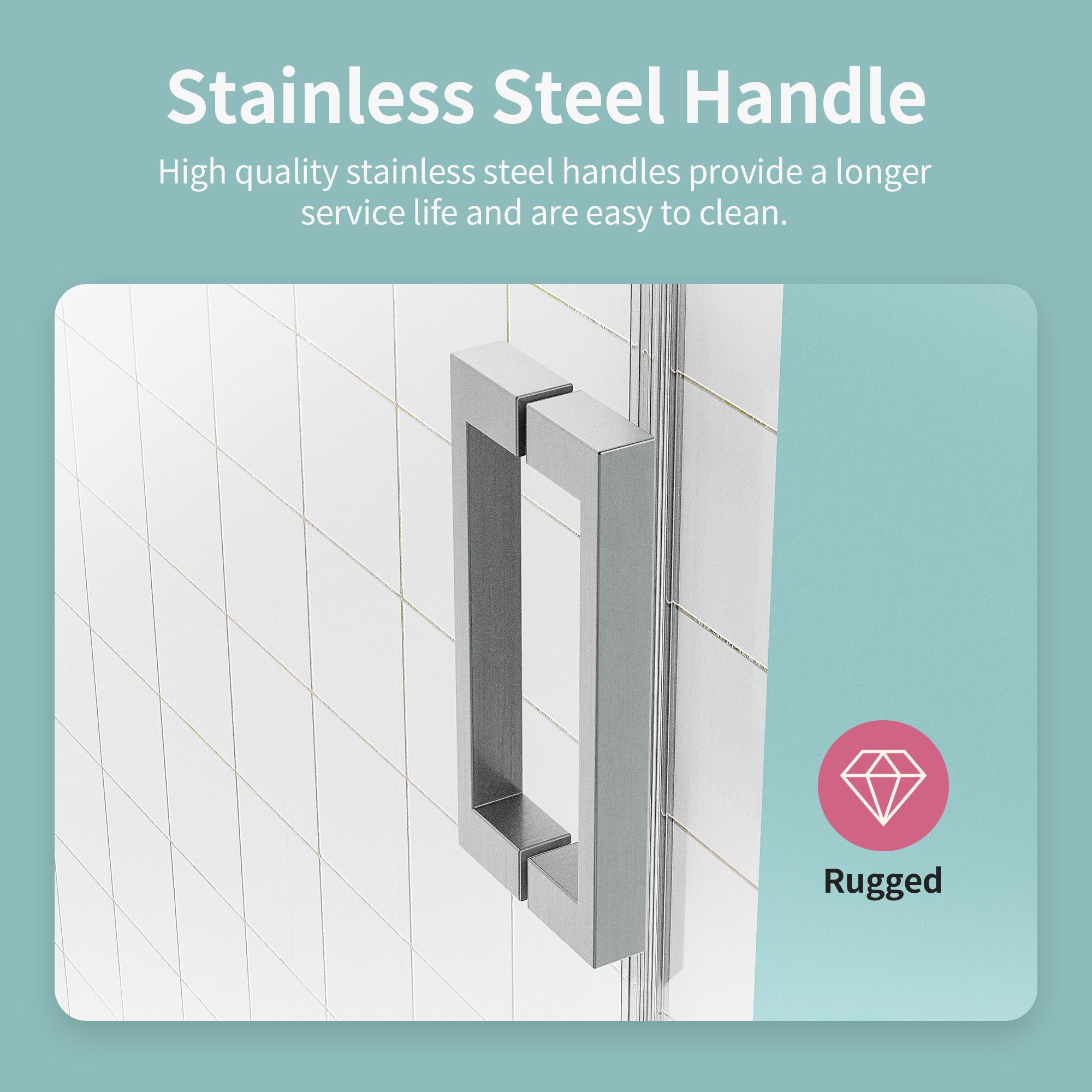 Frameless Single Sliding Soft-Close Shower Doors