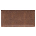 Gabbie 48 Inch Wide Rectangular Storage Ottoman in Distressed Saddle