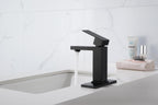 Single Handle Bathroom Sink Faucet with Pop-Up Drain