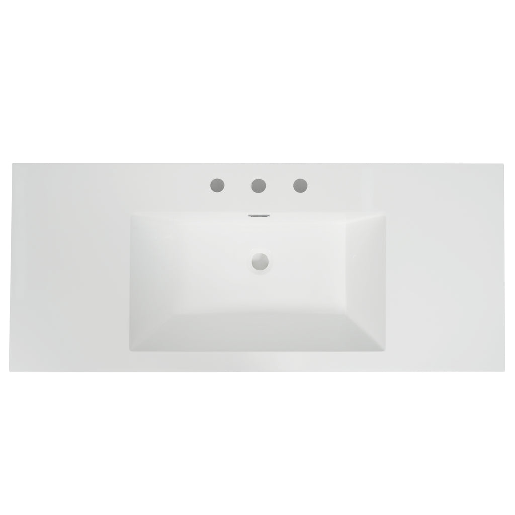 48" Resin Basin for Bathroom Vanity