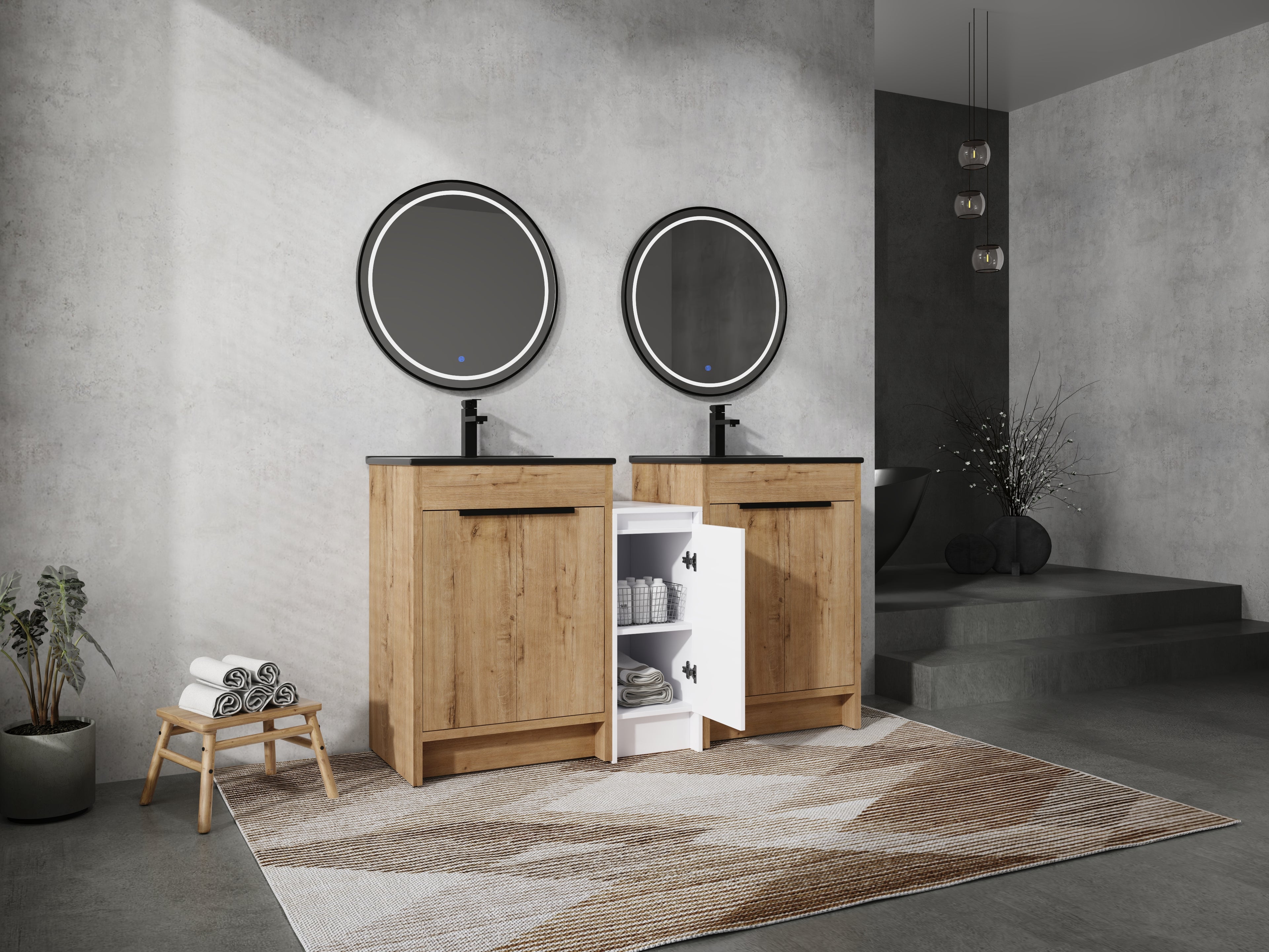 60 Inch Freestanding Bathroom Vanity