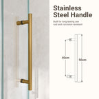 Frameless Single Sliding Shower Door