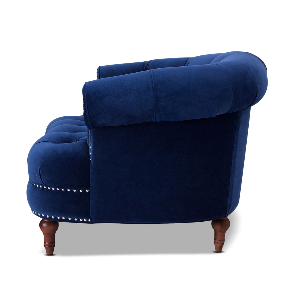 La Rosa Victorian Tufted Upholstered Accent Chair