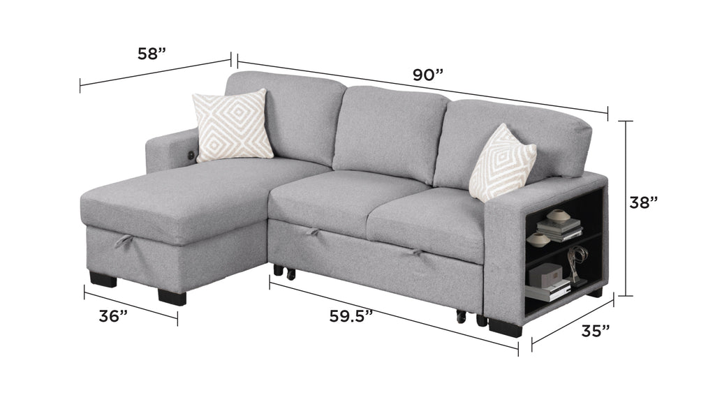 Pinto Modern Style Sectional Sofa