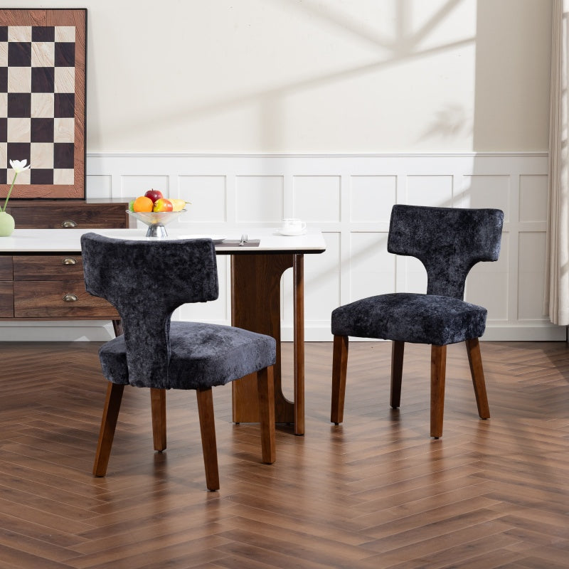 Mid Century Modern Dining Chairs Set of 2
