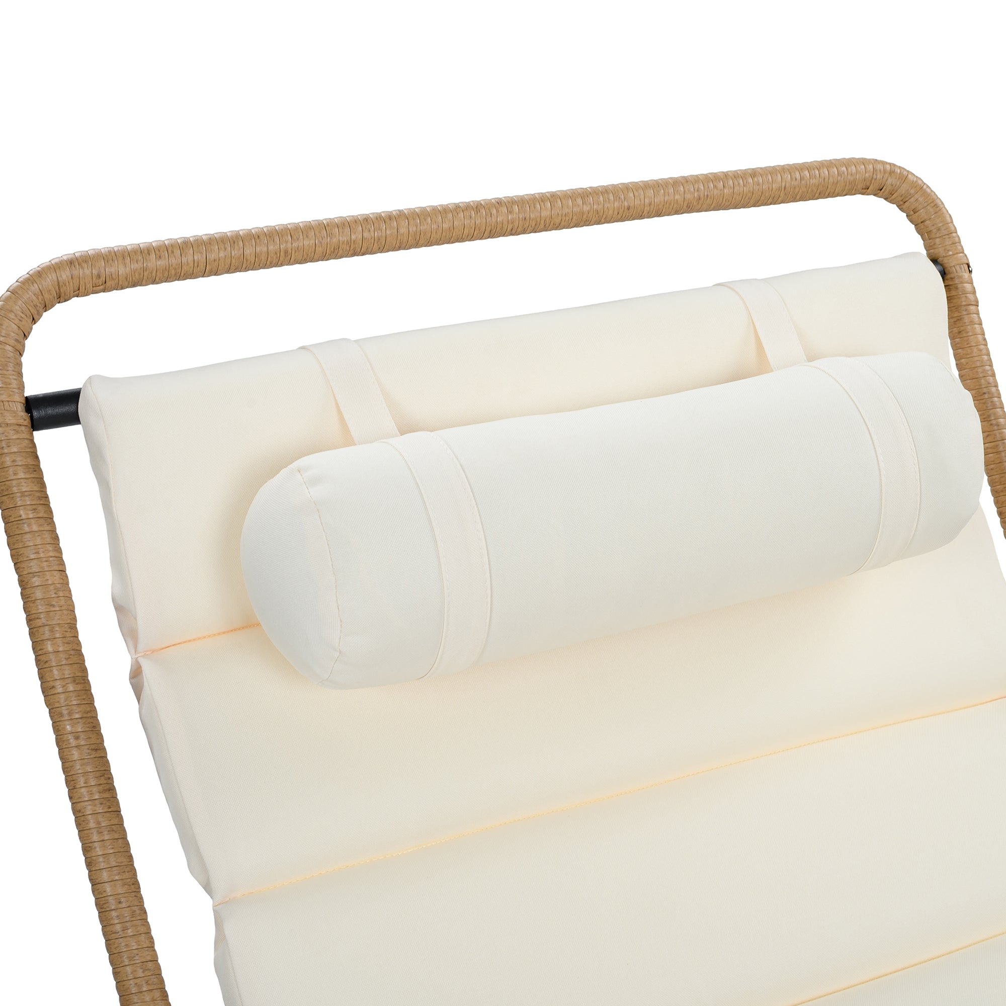 TREXM 2-Pieces Outdoor Folding Chair Set