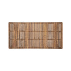 69" Acacia Wood Outdoor Dining Table with Slatted Top