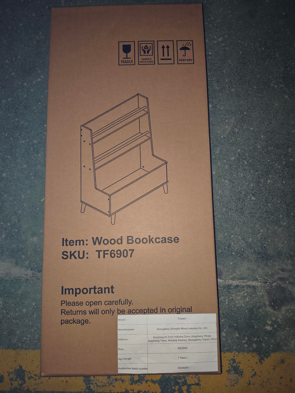 Kids Bookshelf and Toy Storage Cabinet
