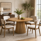 47.24" Oval Wooden Dining Table
