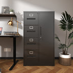 Metal Storage Vertical Filing Cabinet with Lock