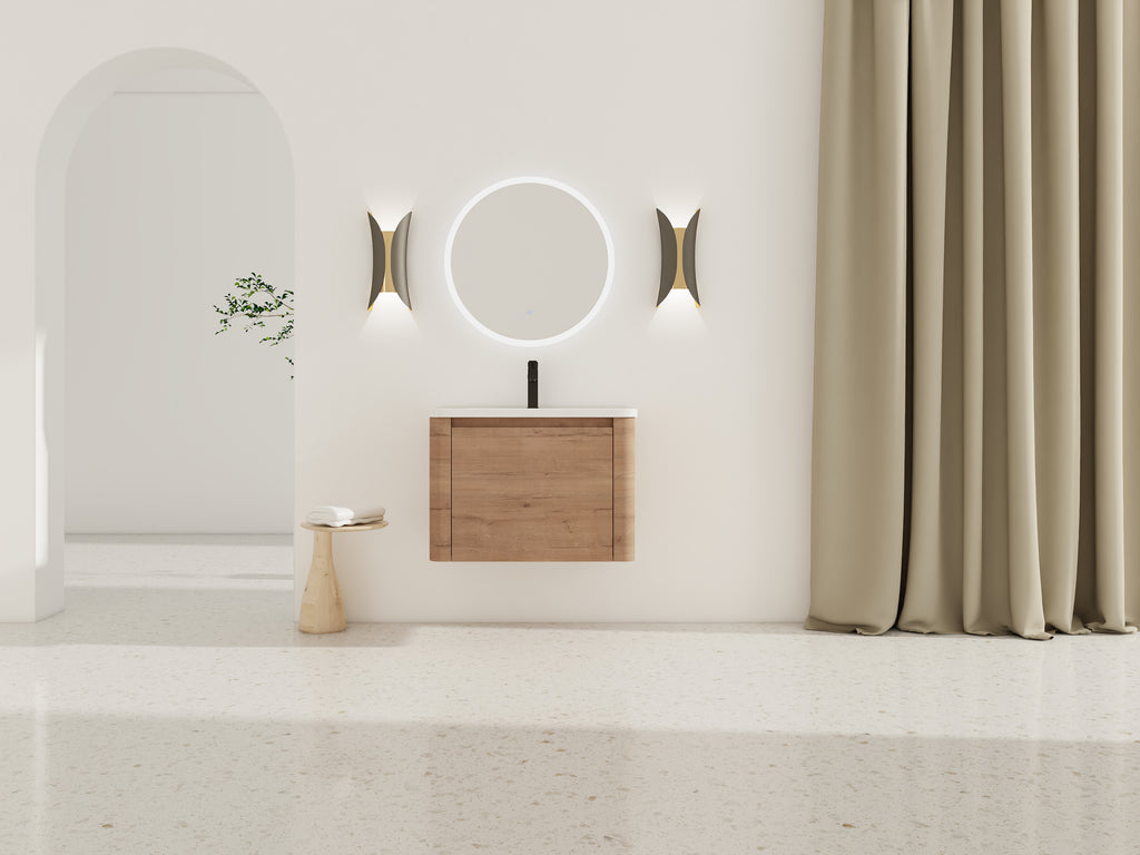 28'' Wall-Mounted Bathroom Vanity