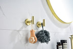 6-Pack Wall-Mounted Stainless Steel Bathroom Towel and Coat Hooks