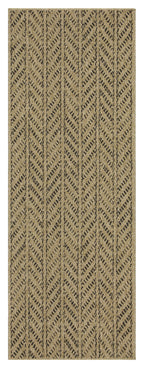 Earth GC_NTL1012 Jute/Black Area Rug