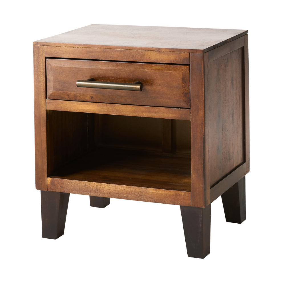 Acacia Wood End Table