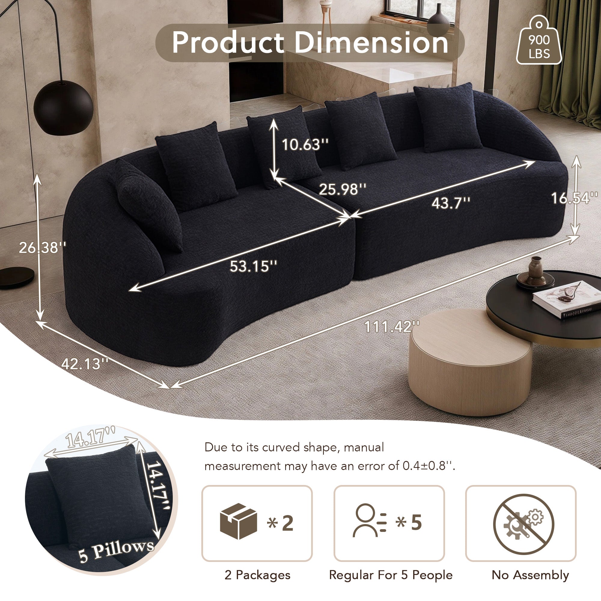 Compression Sponge Sofa