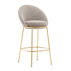 Celano Indoor Metal Upholstered Barstool