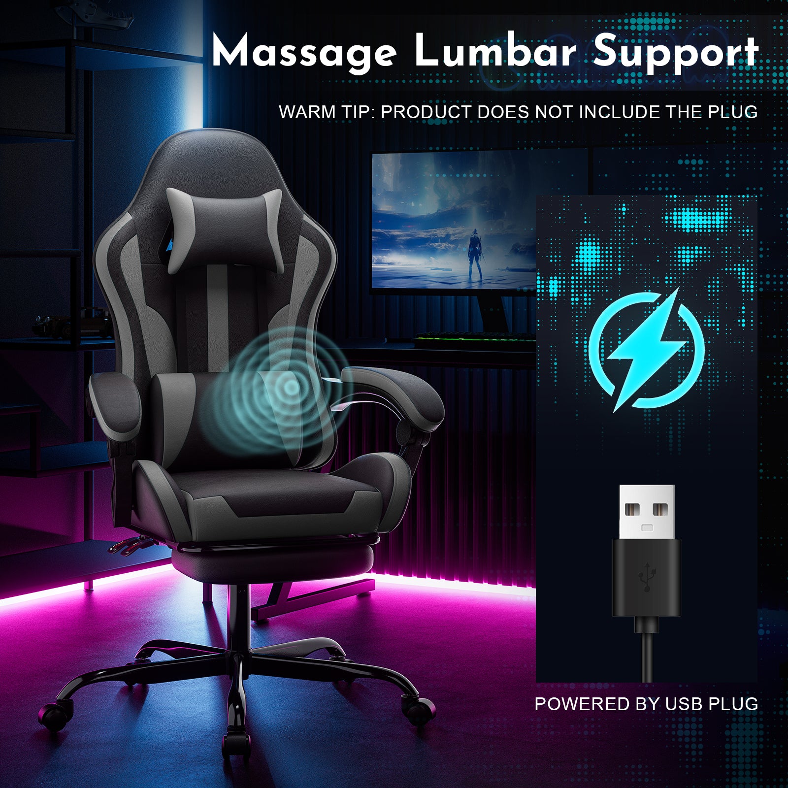 Gaming Chair with Ergonomic Design