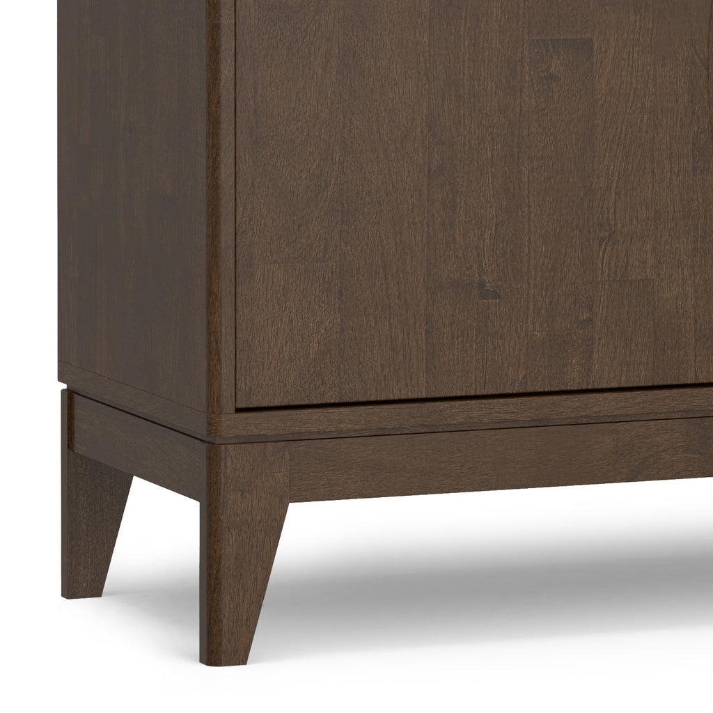 Harper 60 Inch Wide Solid Wood 3 Door Sideboard Buffet