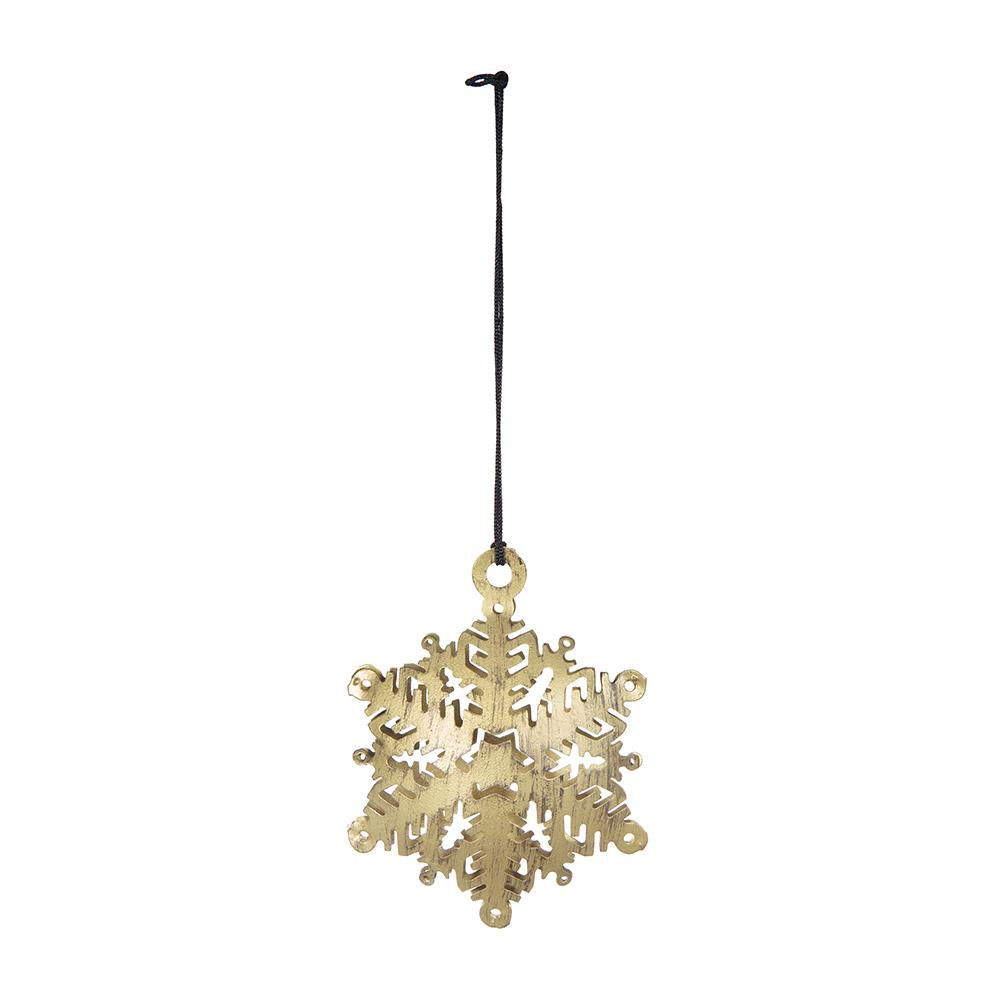 3.5x3.5" Snowflake Hanging Ornament Set of 12