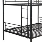 Full Over Full with Trundle Metal Bunk Bed