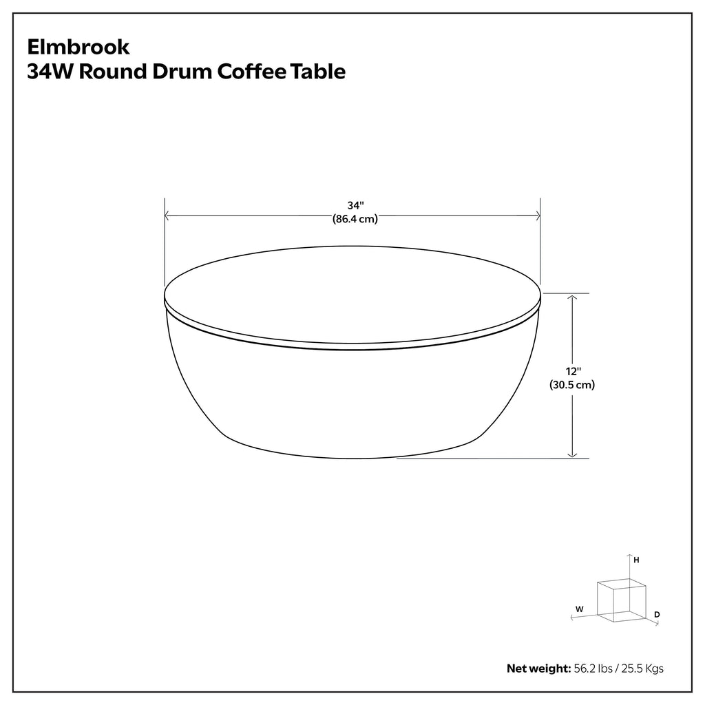 Elmbrook Drum Coffee Table