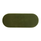 Fuji 49" Upholstered Oval Storage Bench