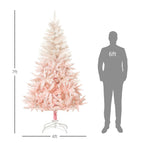 HOMCOM 7ft Unlit Spruce Artificial Christmas Tree with Realistic Branches