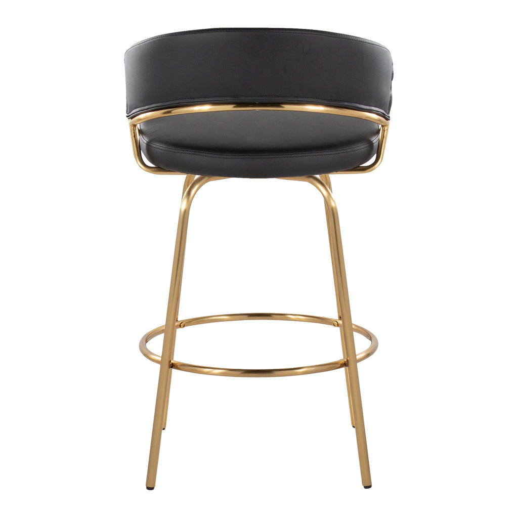 Jie Fixed-Height Contemporary Counter Stool with Swivel