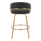 Jie Fixed-Height Contemporary Counter Stool with Swivel