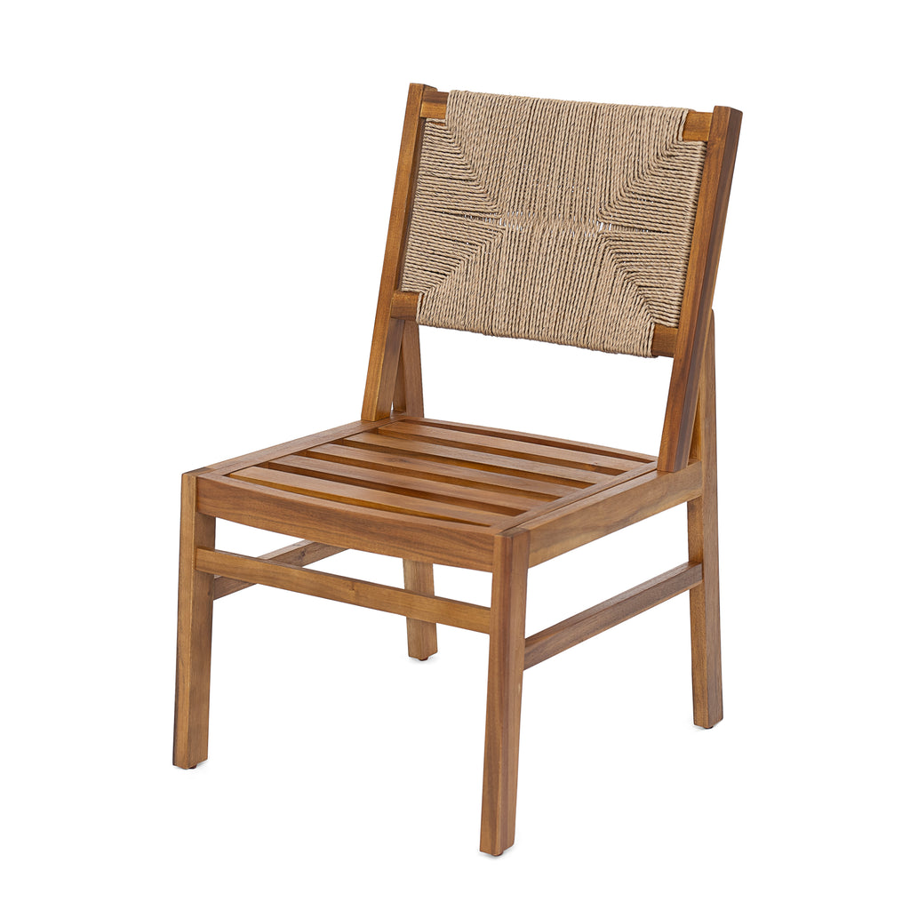 5 Piece Acacia Wood Outdoor Patio Dining Set