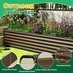 6x3x1.5ft Galvanized Raised Garden Bed