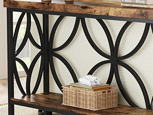 70.9 Inches Extra Long Industrial Console Table