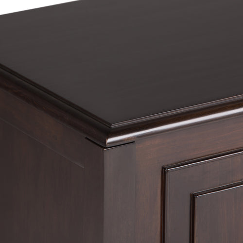 Connaught 51 Inch Wide Solid Wood Storage Bench Trunk