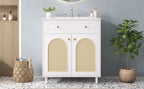 30" Bathroom Vanity with Ceramic Sink