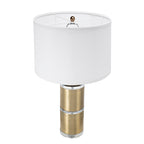 Elegant Table Lamp with Drum Shade