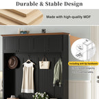 Vibe Haus 59''W Entryway Hall Tree with Bench and Storage