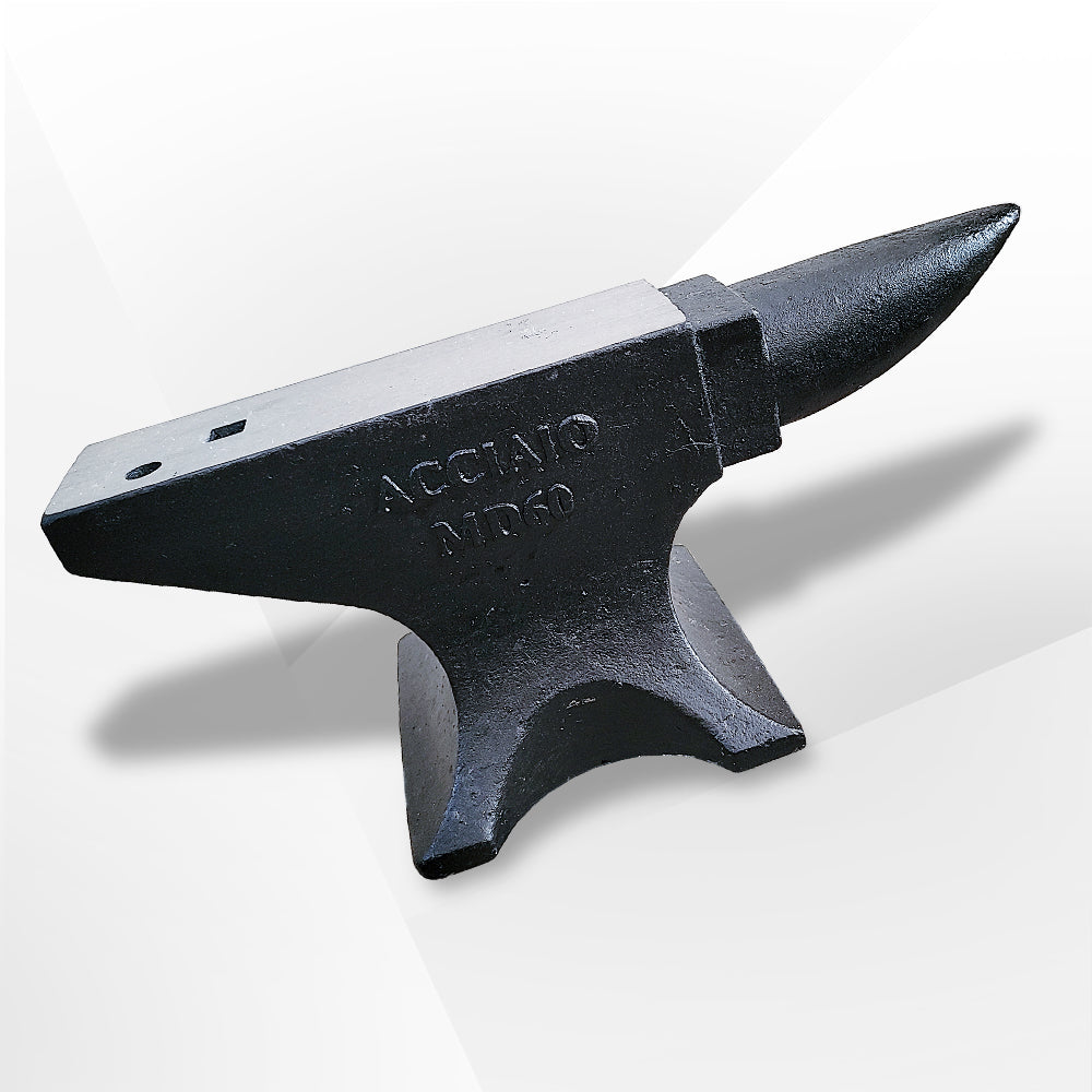 Single Horn 132Lbs Cast Steel Anvil