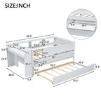 Multi-Functional Twin Daybed with Drawers and Trundle