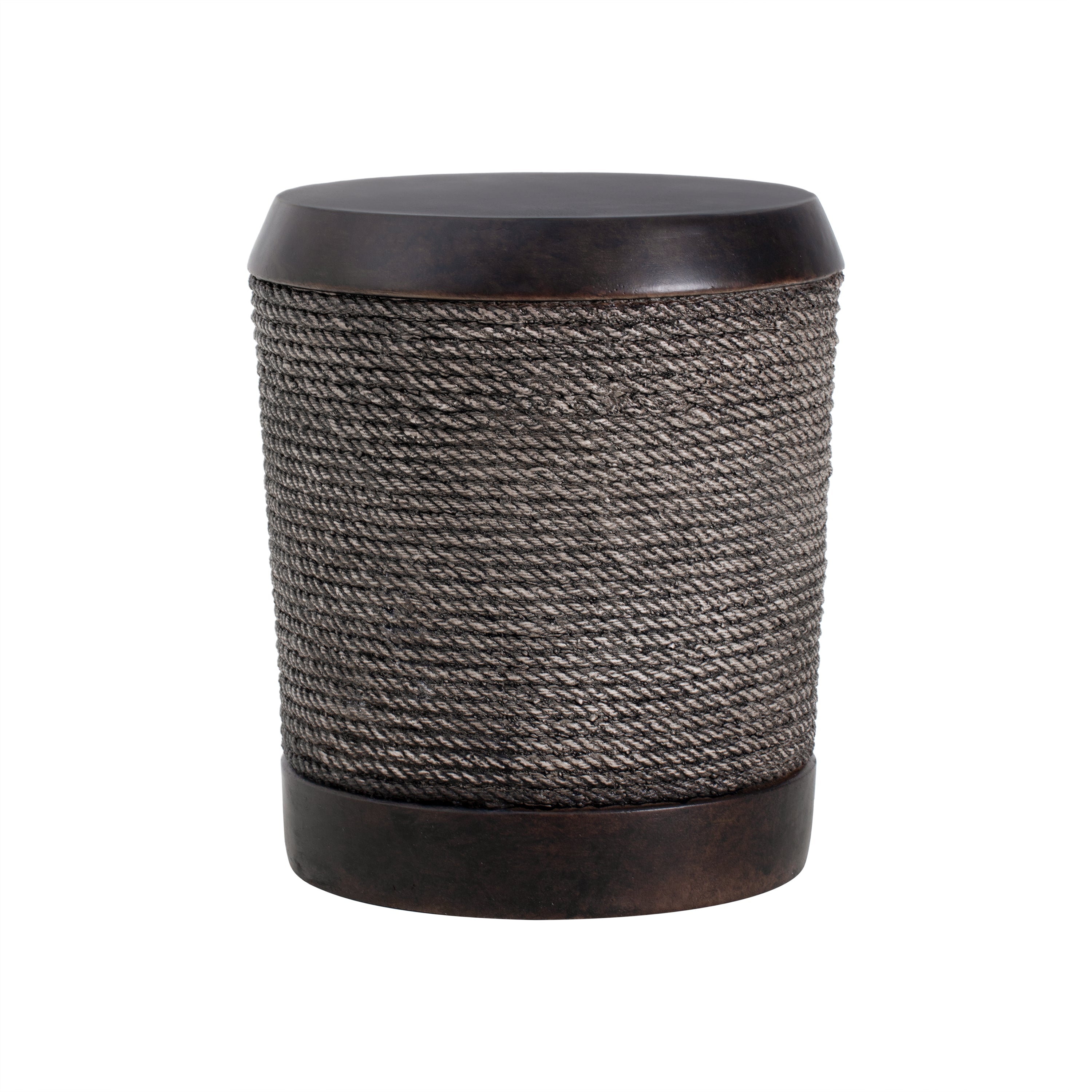 Simulated Braided Cord MGO Side Table