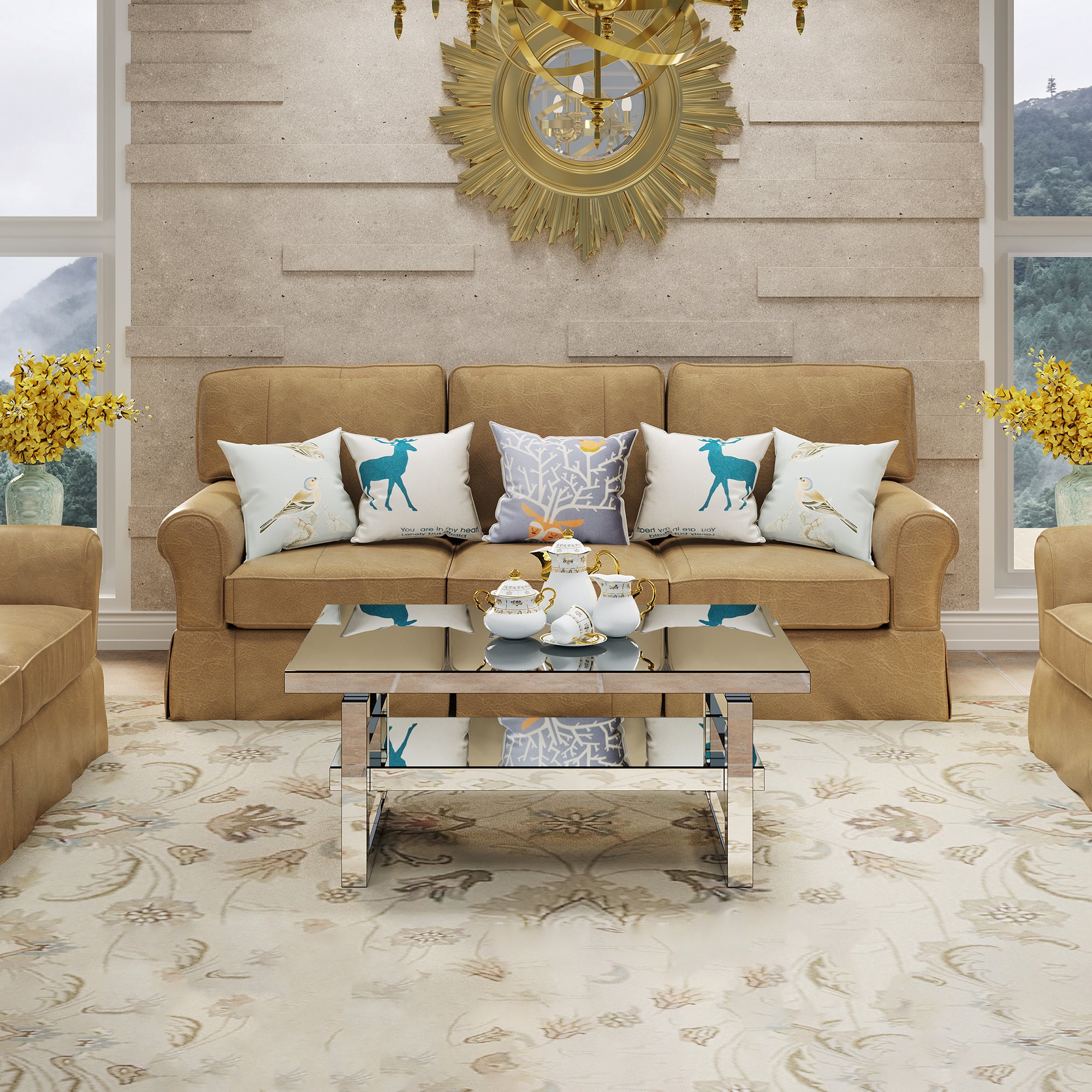 Modern Square Luxury Coffee Table