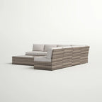 6-Piece Wicker Patio Seating Group with Cushions
