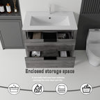 36 Inch Freestanding Bathroom Vanity with Sink and Soft-Close Drawer