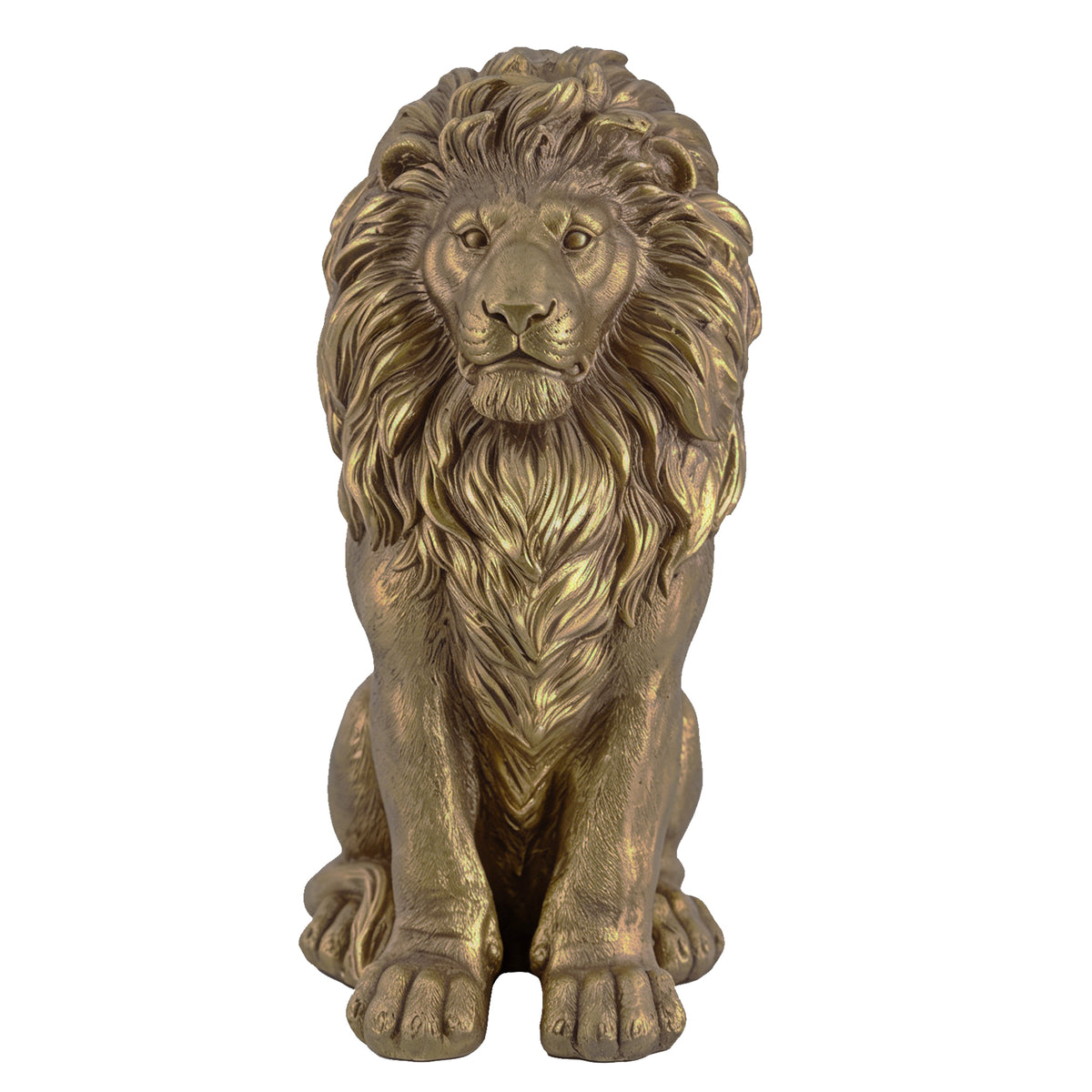 24" Outdoor Lion Statue