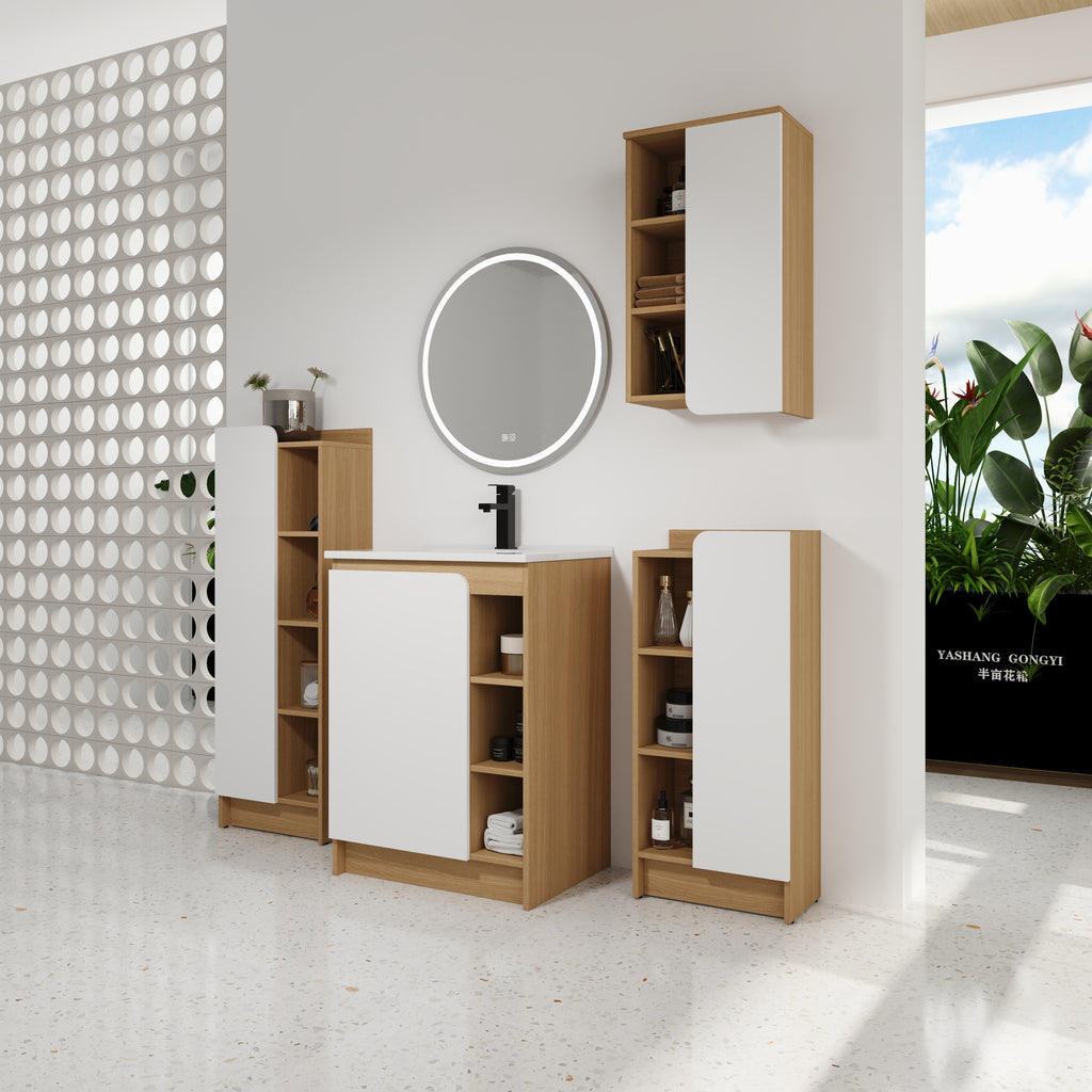 4-Piece Light Bathroom Vanity Set