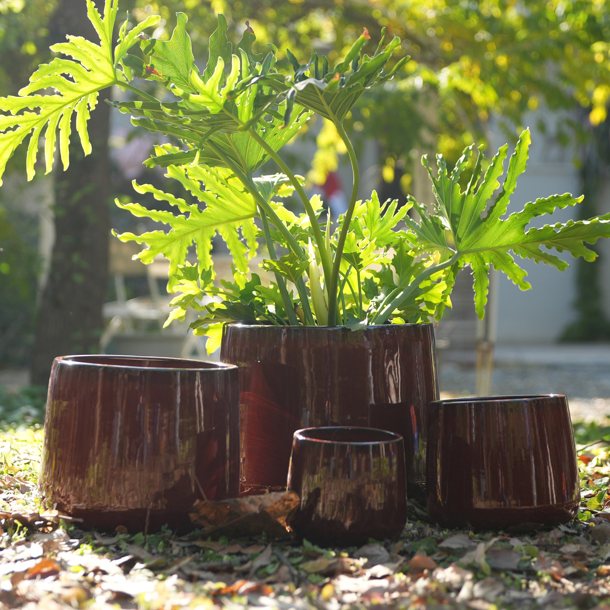 Handmade Ceramic Flower Pot Set of 4