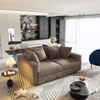 Plush Corduroy 4-Seat Sofa
