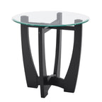 23.5 Inch Round Glass Coffee Table