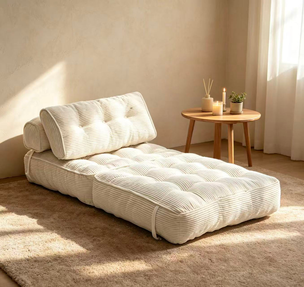 Folding Sofa Bed - Convertible Sleeper Chair with Pillow